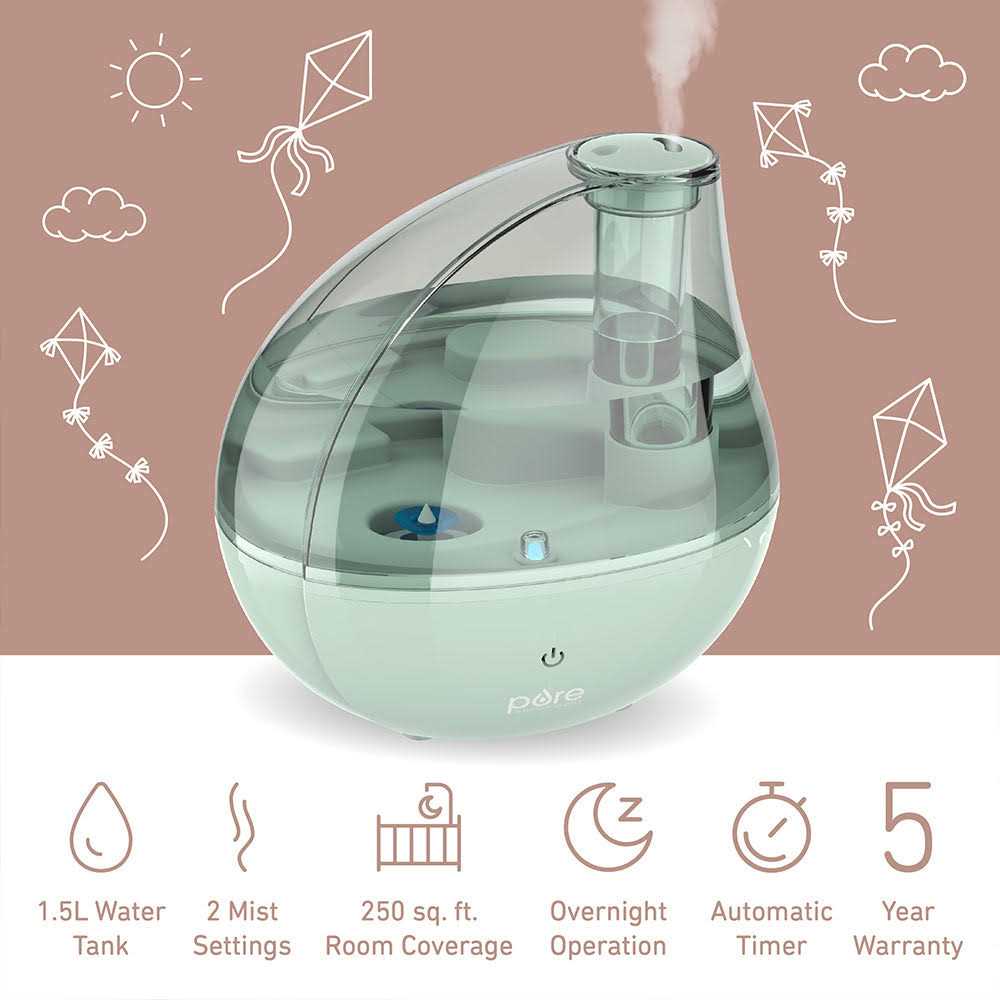 Pure Enrichment Ultrasonic Cool Mist Humidifier - Image 5