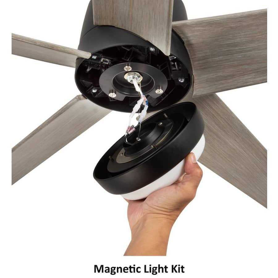 Hampton Bay Mena 54 in. White Color Changing Integrated LED Indoor/Outdoor Ceiling Fan with Light Kit and Remote - Image 5