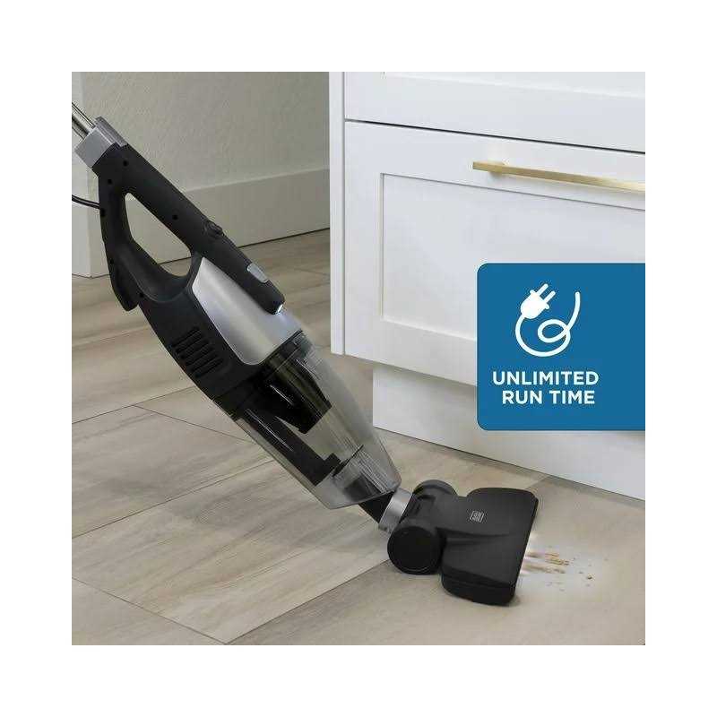 Black + Decker 3-in-1 Lightweight Corded Upright and Handheld Multi-Surface Vacuum EV1416 - Image 5