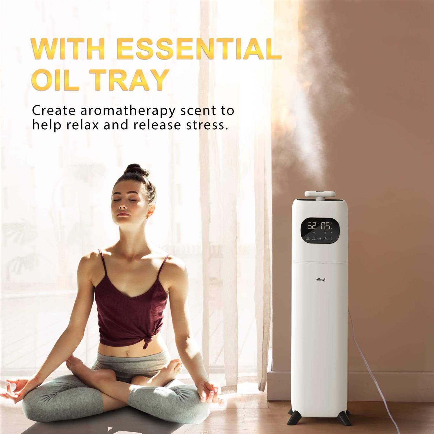 Humidifiers for Bedroom Large Room 2.3Gal/9L Quiet Humidifiers for Bedroom - Image 3