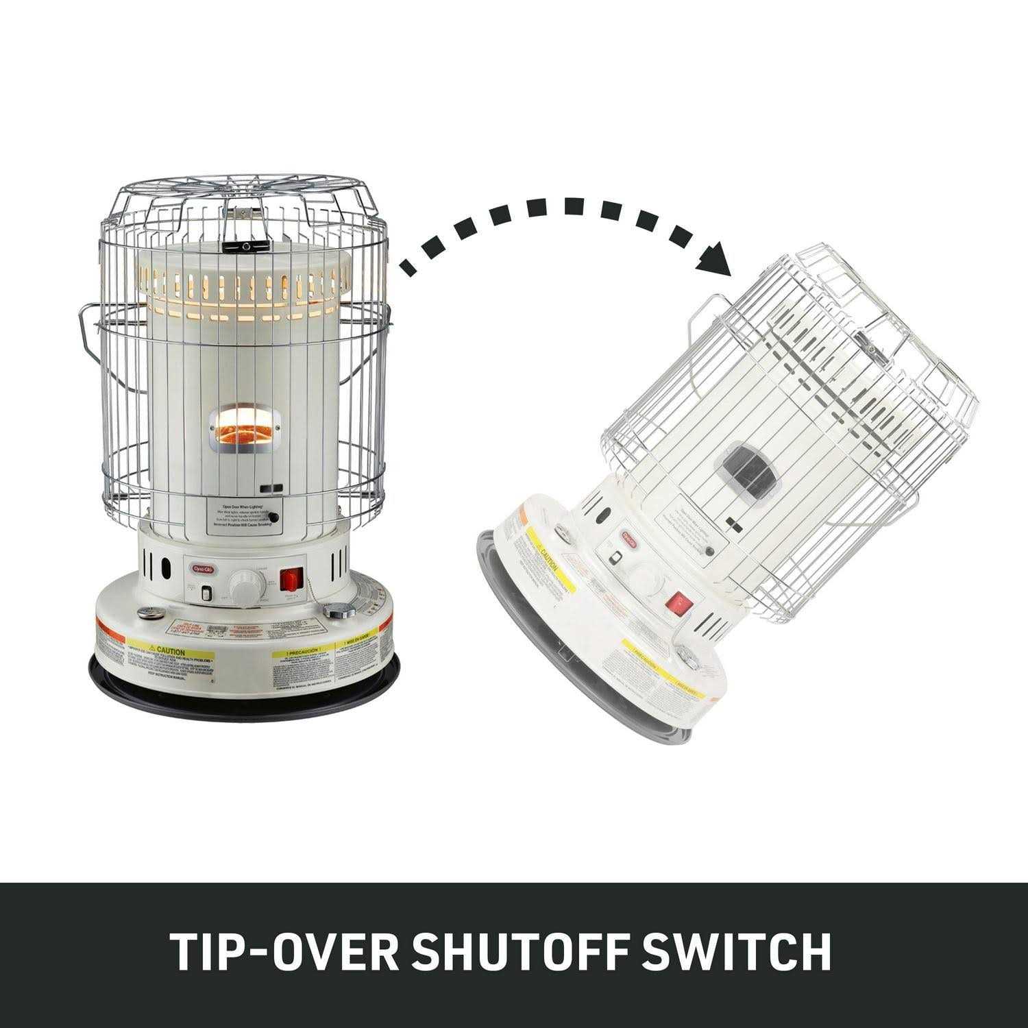 Dyna-glo WK95C8 23 800 BTU Indoor Kerosene Convection Heater - Image 4