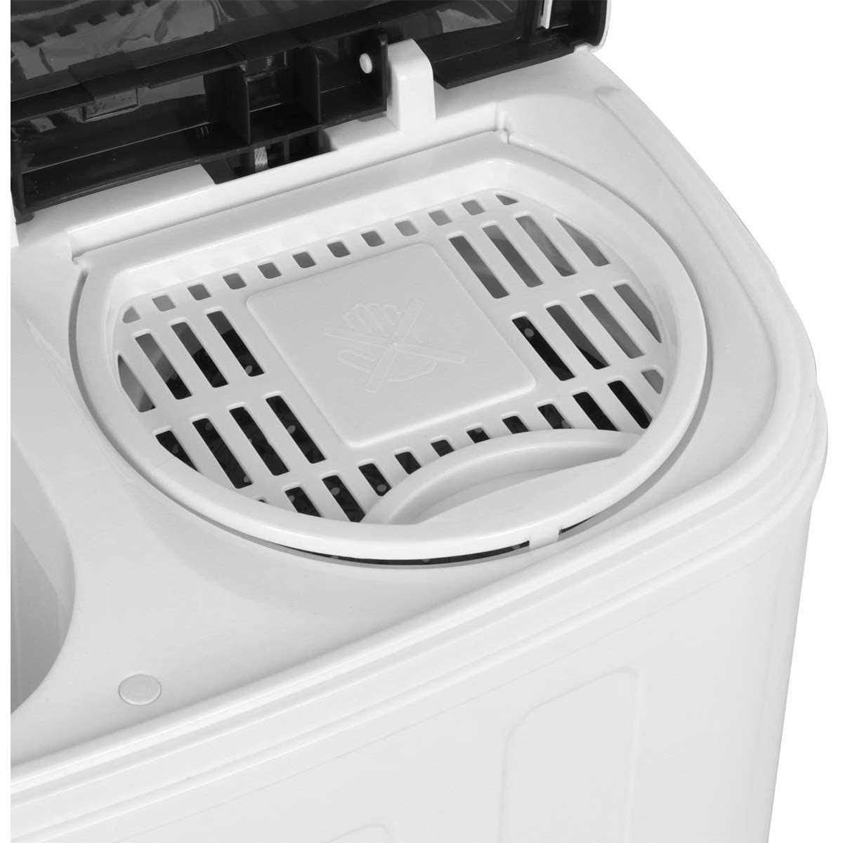 SUPER DEAL Compact Mini Twin Tub Washing Machine 13lbs Capacity Portable Washer Wash and Spin Cycle Combo - Image 5