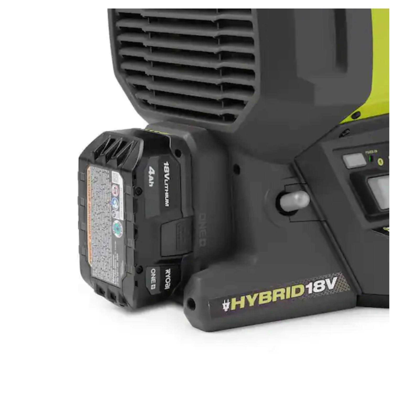 RYOBI ONE+ 18V Cordless Hybrid Forced Air Propane Heater - Image 5