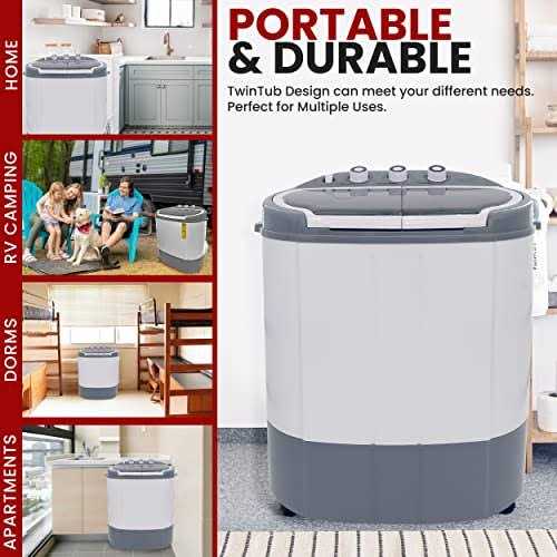 Pyle Compact Home Washer & Dryer 2 in 1 Portable Mini Washing Machine - Image 4
