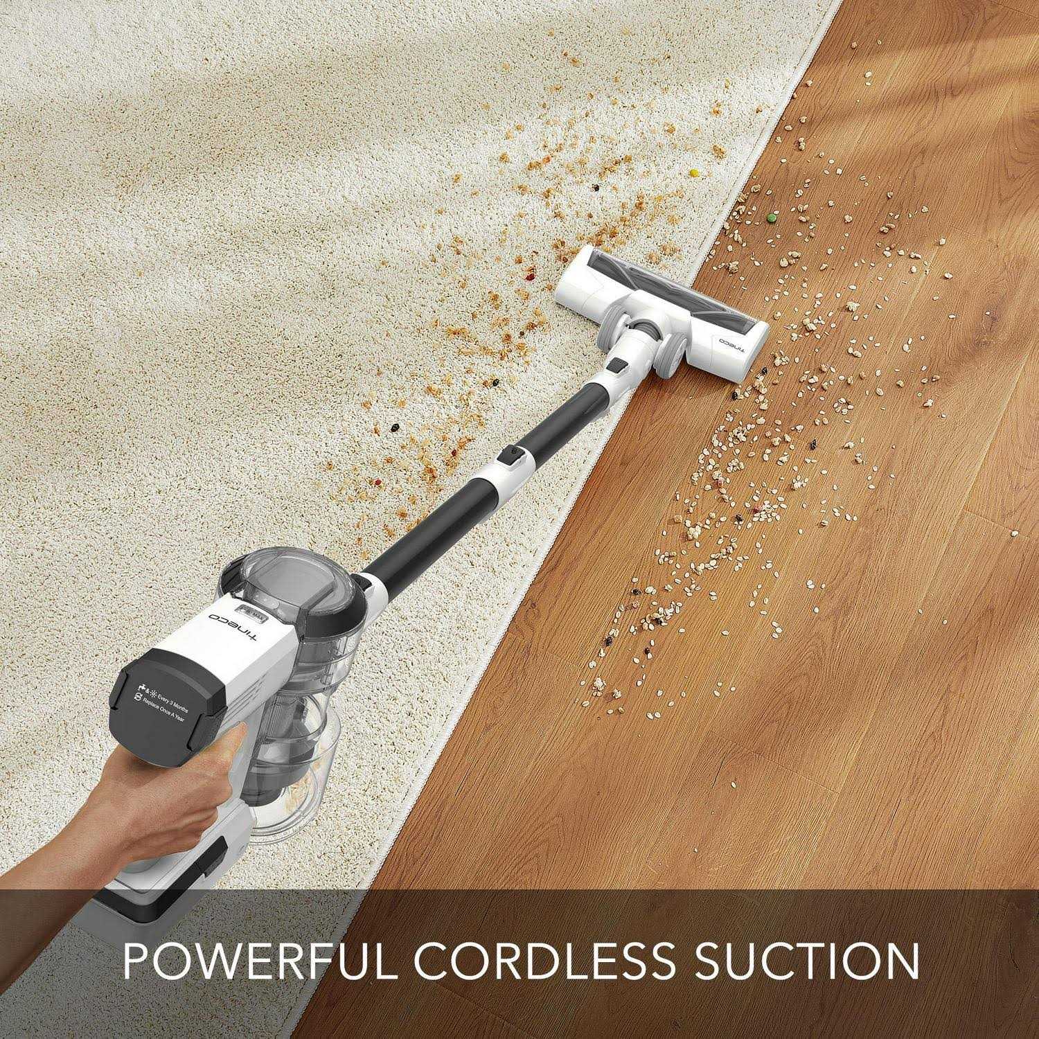 Tineco PWRHERO11 Snap Cordless Vacuum Cleaner Lightweight Handheld Stick Vac 120w Powerful Suction for Carpet - Image 3