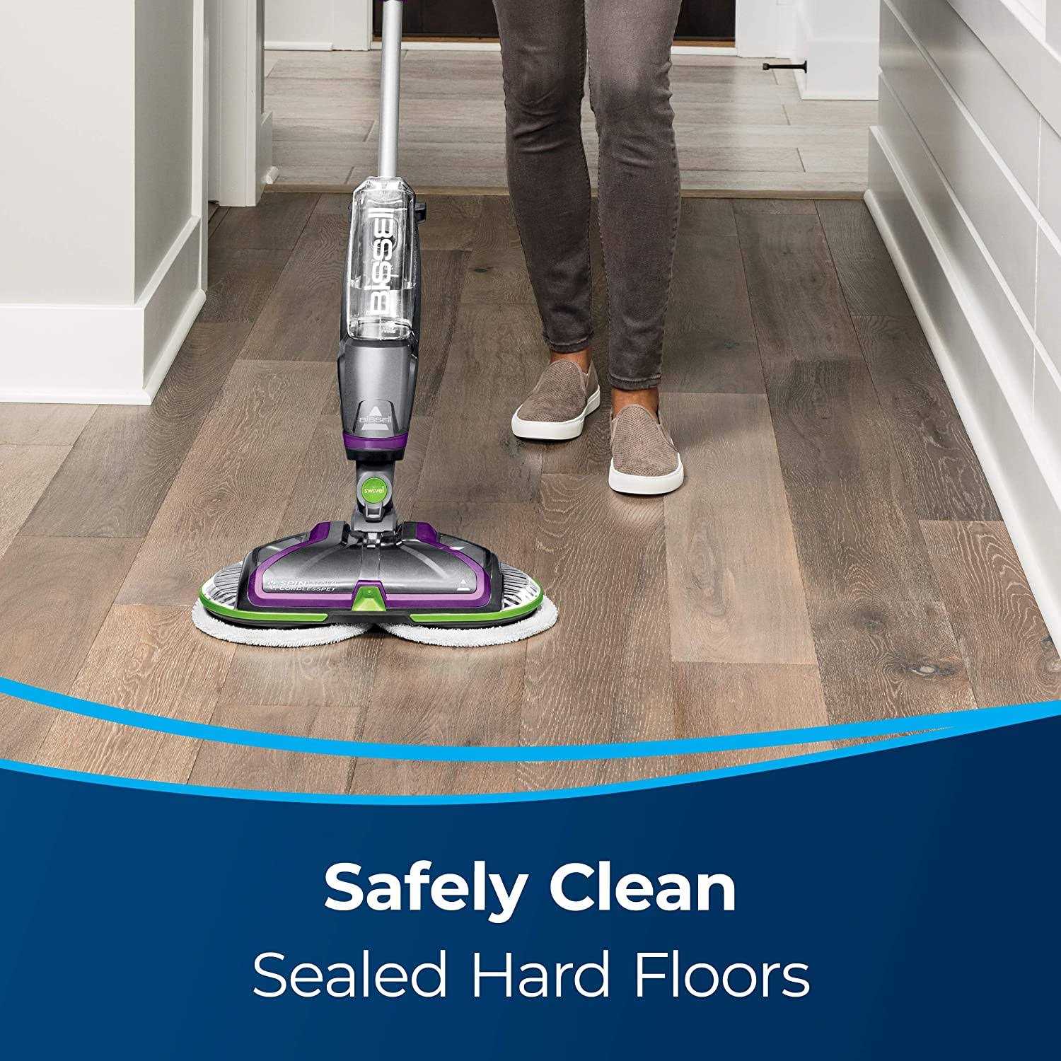 Bissell SpinWave Cordless PET Hard Floor Spin Mop - Image 5