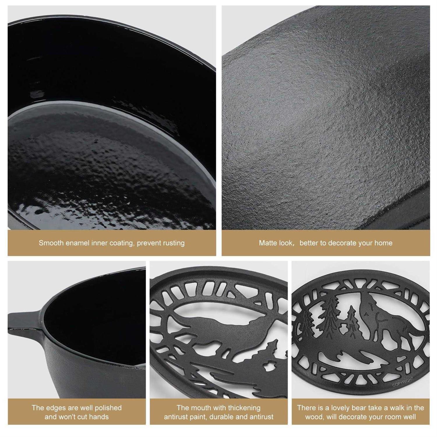 MYFIREPLACEDIRECT Wood Stove Steamer Fireplace Humidifier Pot Decorative Pattern Cast Iron Steamer for Wood Stove Rust Resistant Indoor 2.5 - Image 5