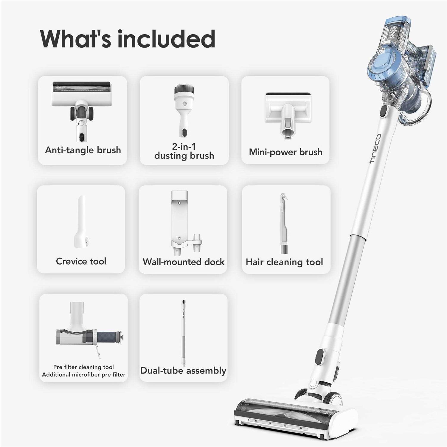 Tineco A11 Pet Cordless Stick Vacuum, Lightweight Handheld Vacuum and Powerful Carpet and Hard Floor - Image 4