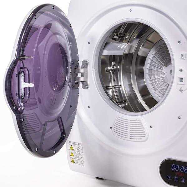 Barton 1.85 cu. ft. Portable Stainless Steel Automatic Laundry Tumble Dryer Machine - Image 4