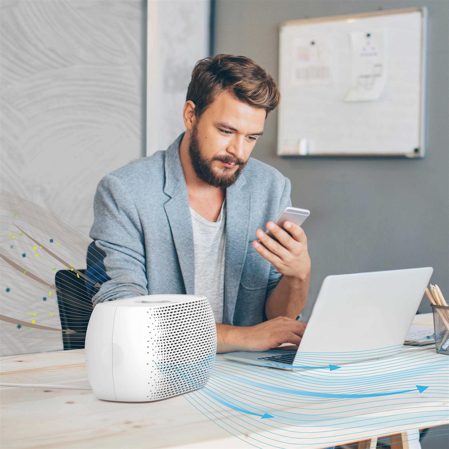 Pure Enrichment PureZone Breeze Tabletop Air Purifier - Image 4