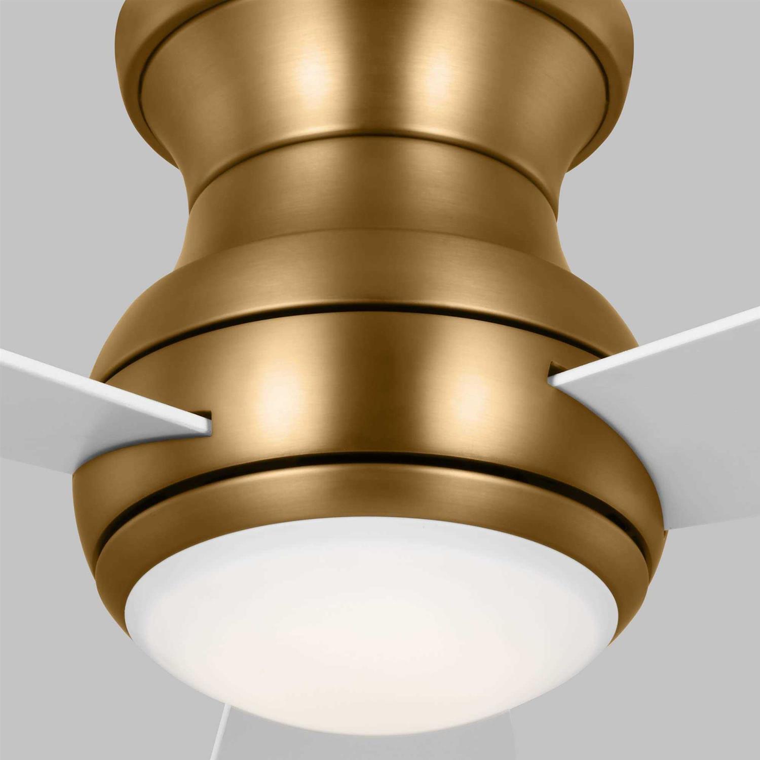 Generation Lighting Orbis Hugger Ceiling Fan with Light 3OBSHR52SBD - Image 5