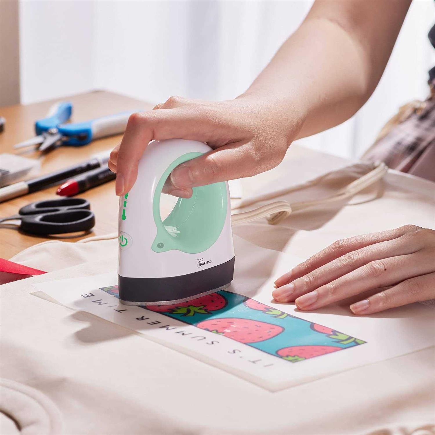 PowerPress Mini Heat Press Machine Portable Heat Press Easy for T-Shirts - Image 4