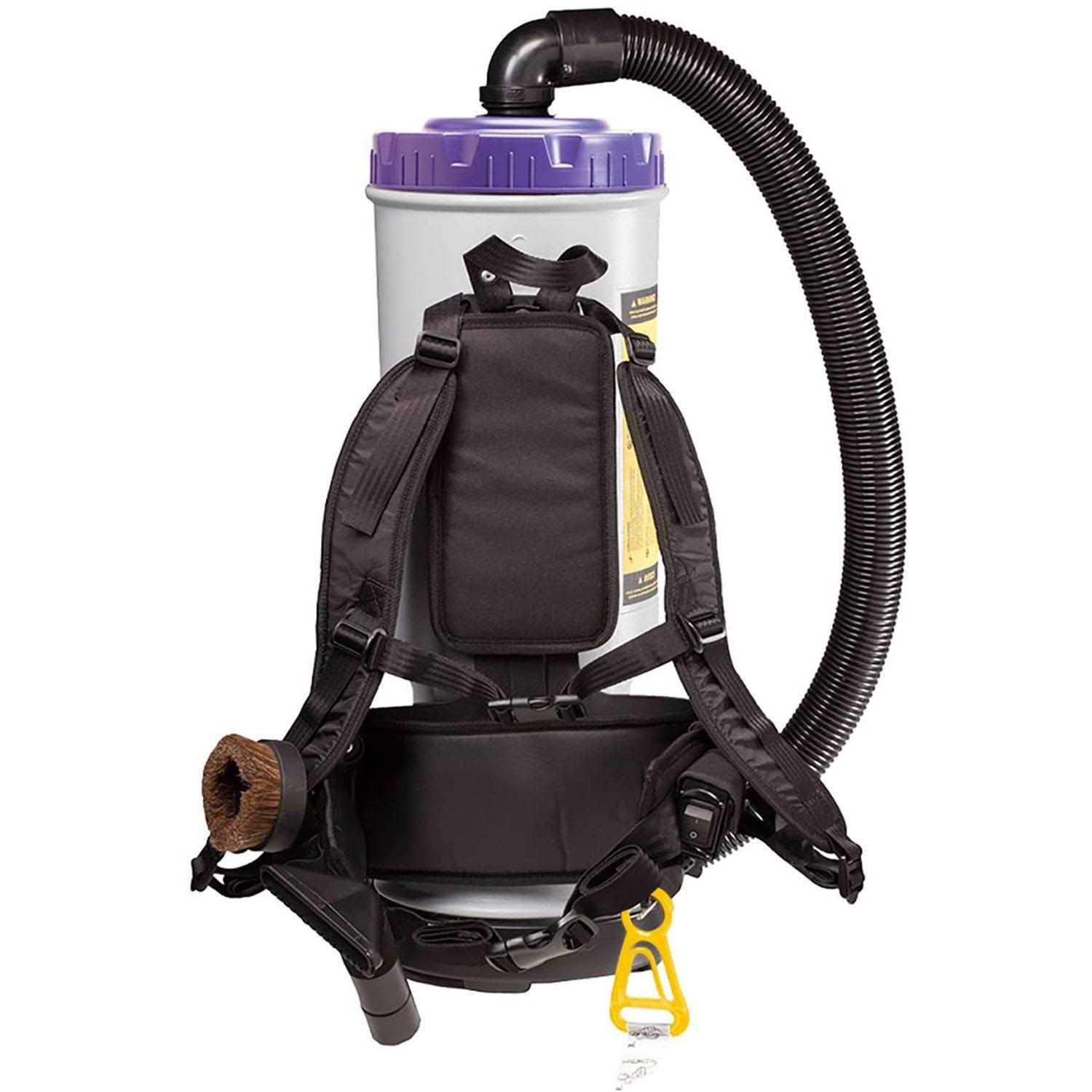 ProTeam Super QuarterVac 6 qt. Backpack Vacuum w/ Xover Multi-Surface Two-Piece Wand Tool Kit - Image 3