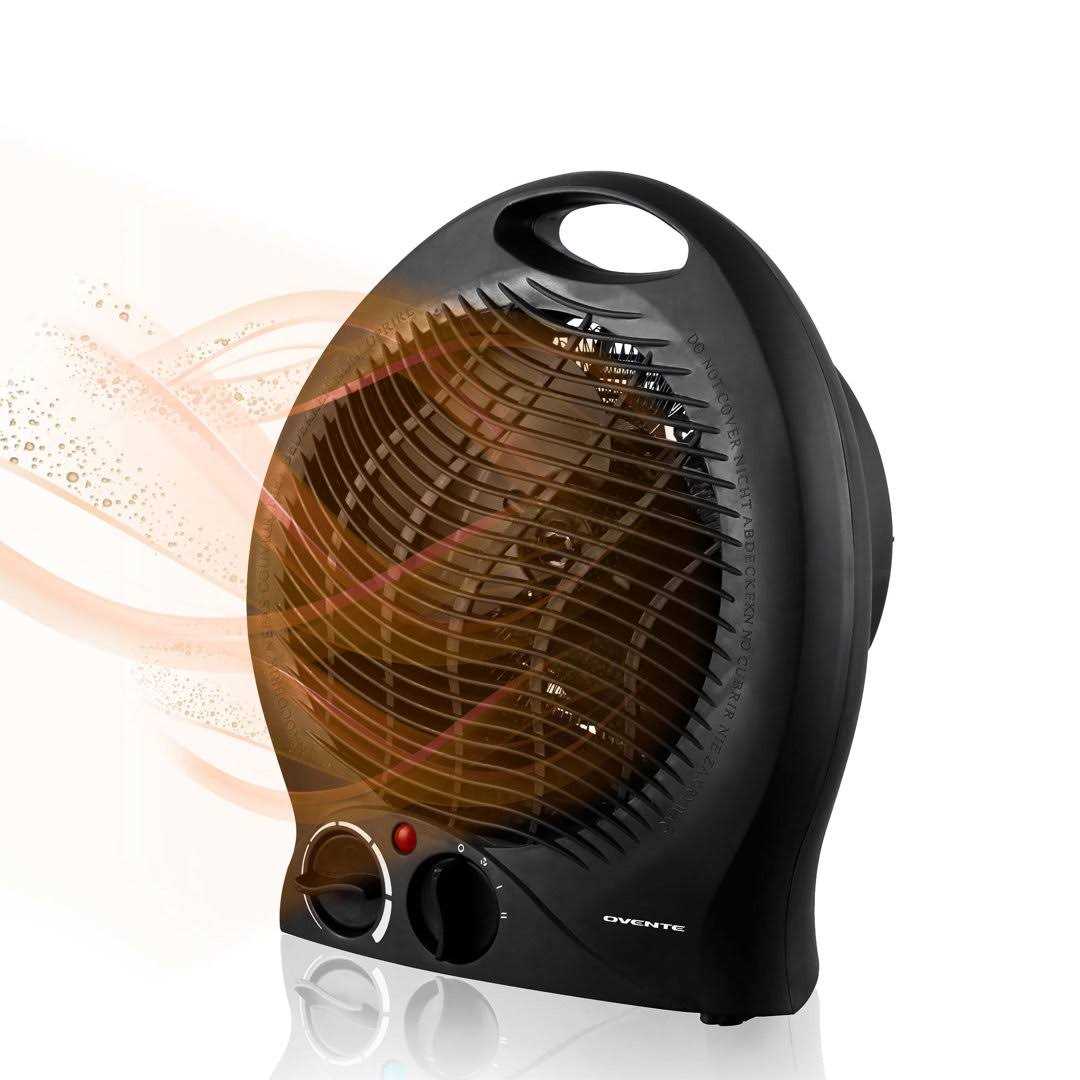 Ovente Portable Electric Heater With Thermostat Control Indicator Light & Safety Switch - Image 5