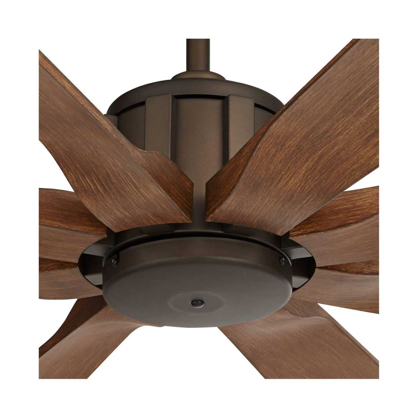 Possini Euro Design Defender Modern Indoor Outdoor Ceiling Fan with Dimmable LED Light Remote Brushed Nickel Damp Rated Patio - Image 4