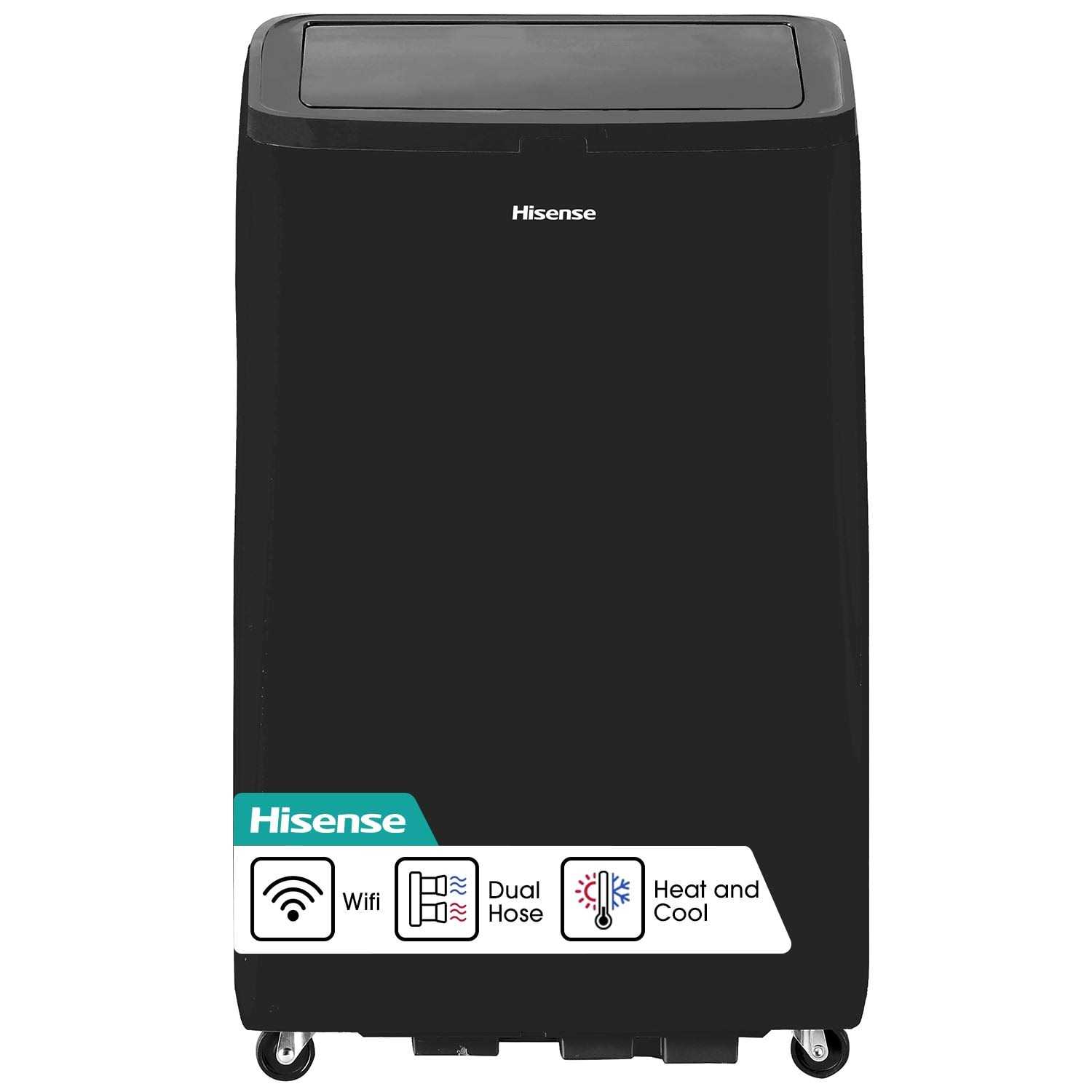 Hisense 10000-BTU DOE Gray Vented Wi-Fi enabled Portable Air Conditioner with Heater with Remote Cools 550-sq ft AP1022HW1GD - Image 3