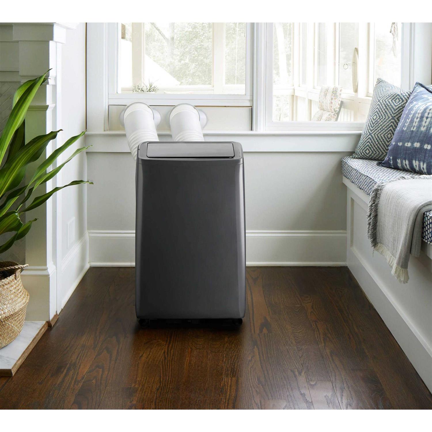 Hisense 10000-BTU DOE Gray Vented Wi-Fi enabled Portable Air Conditioner with Heater with Remote Cools 550-sq ft AP1022HW1GD - Image 4