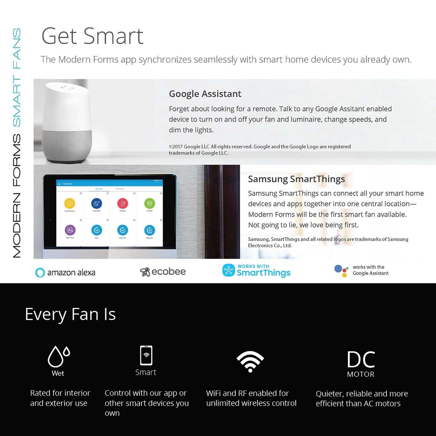 Modern Forms Fans Axis Ceiling Fan 3000K FR-W1803-52L - Image 4