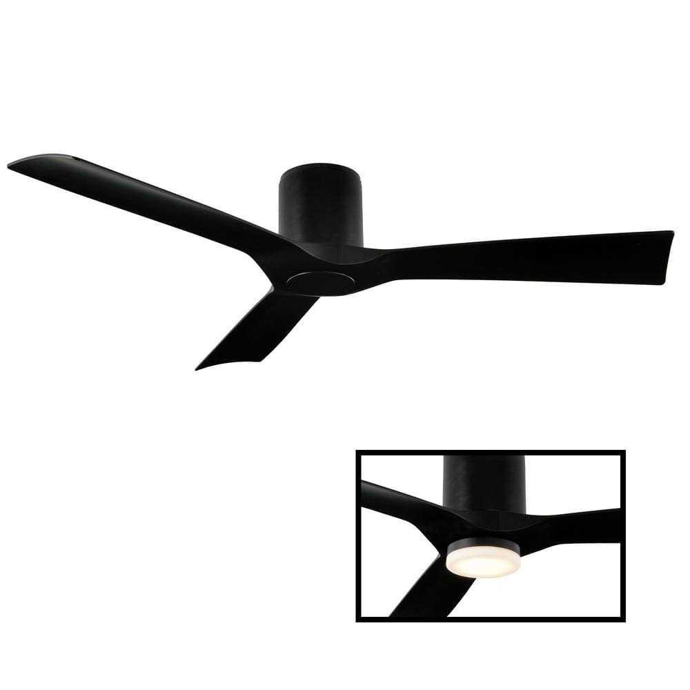 Modern Forms Aviator Flush Mount DC Ceiling Fan FH-W1811-54-MB - Image 5