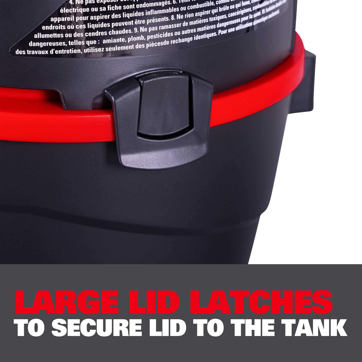 Ecomax 1 Gal 1.5HP Portable Poly Vac - Image 4