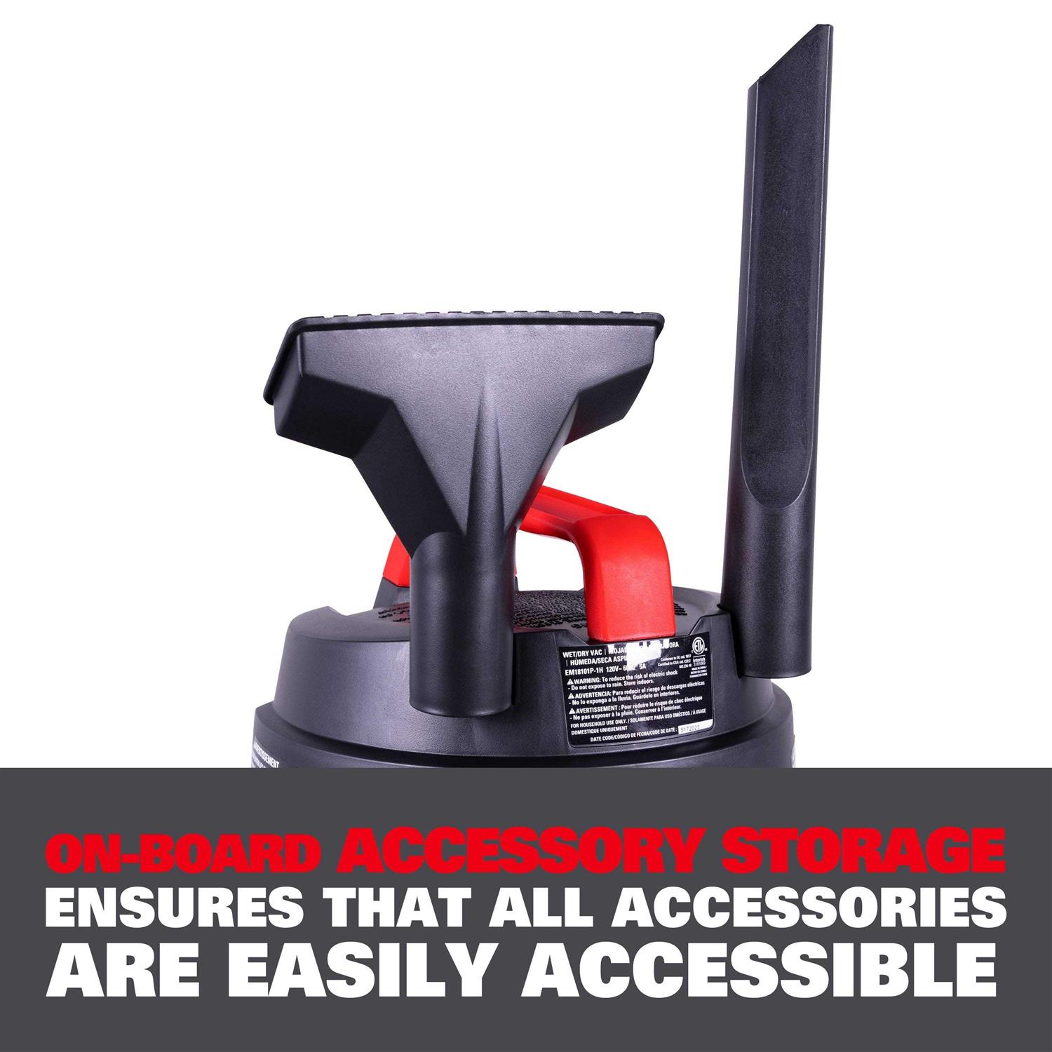 Ecomax 1 Gal 1.5HP Portable Poly Vac - Image 5