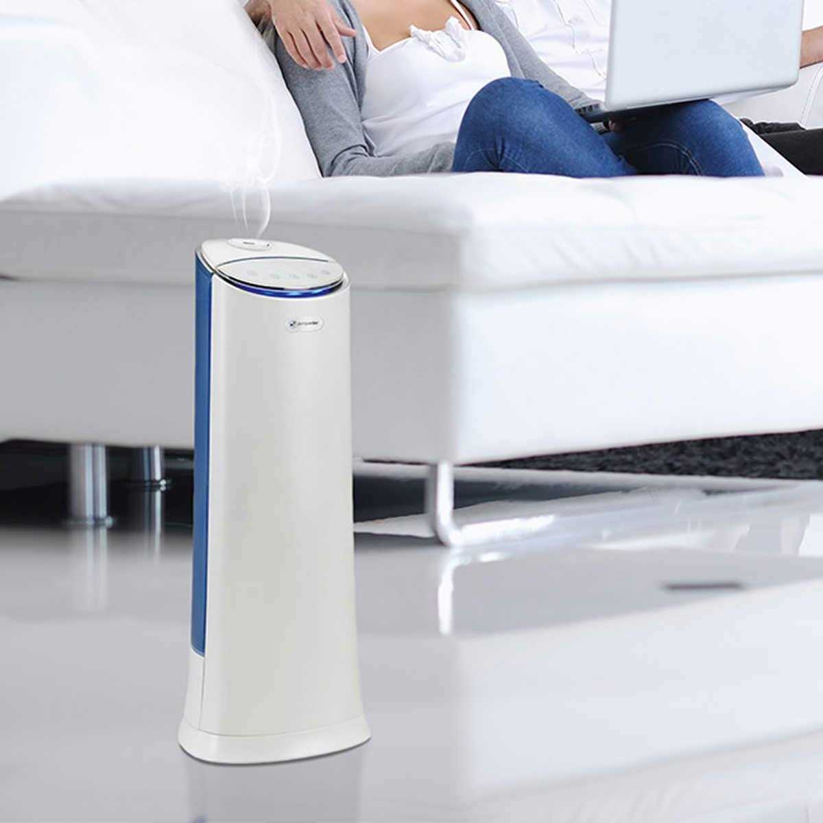 PureGuardian H3250WCA Tower Misting Humidifier - Crystal White - Image 4