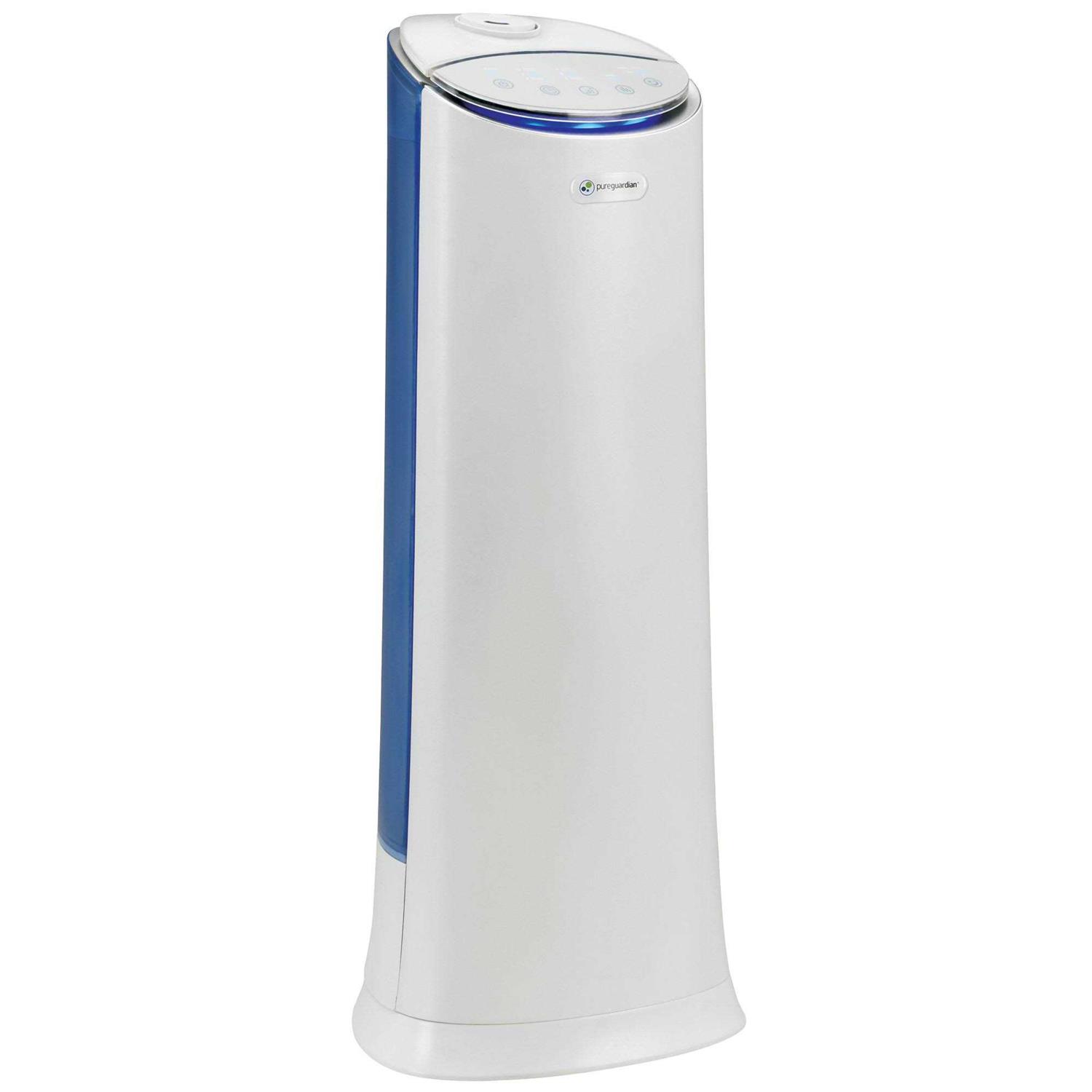 PureGuardian H3250WCA Tower Misting Humidifier - Crystal White - Image 5