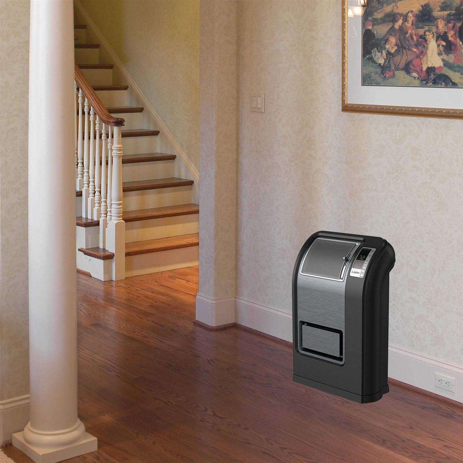 Lasko Cyclonic 1500-Watt Ceramic Electric Ceramic Portable Heater with Digital Display - Image 3