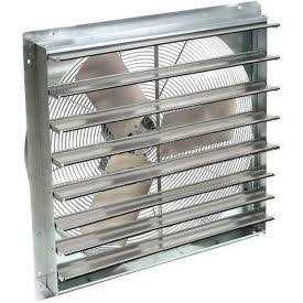 Global Industrial 294497 24 Exhaust Fan With Shutter Direct Drive 1/4 Hp Single Speed - Image 4