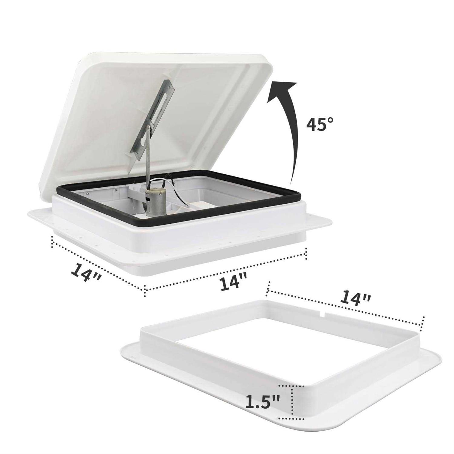 RVMATE 14 RV Roof Vent Fan for RV/Camper/Trailer - Image 4