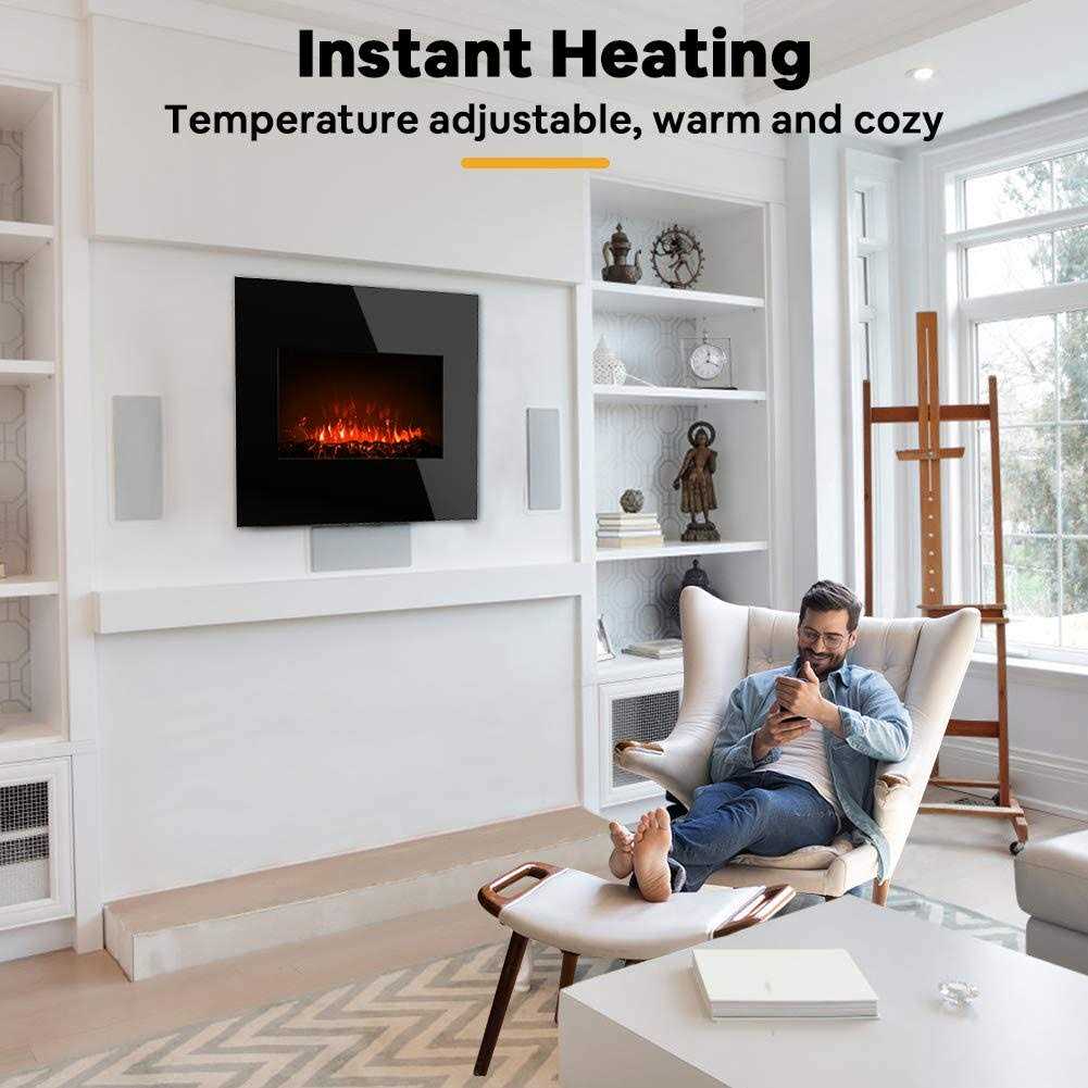 Electric Fireplace Wall Mounted Heater - Image 4