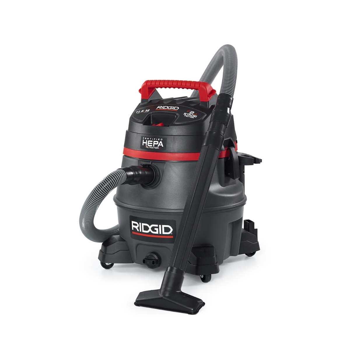 Ridgid 50368 RV2400HF 14 gal Red Hepa Wet/Dry Vac - Image 3