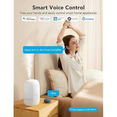 GoveeLife Smart Humidifiers for Bedroom 3L Top Fill Cool Mist Humidifiers with Essential Oil Diffuser - Image 5