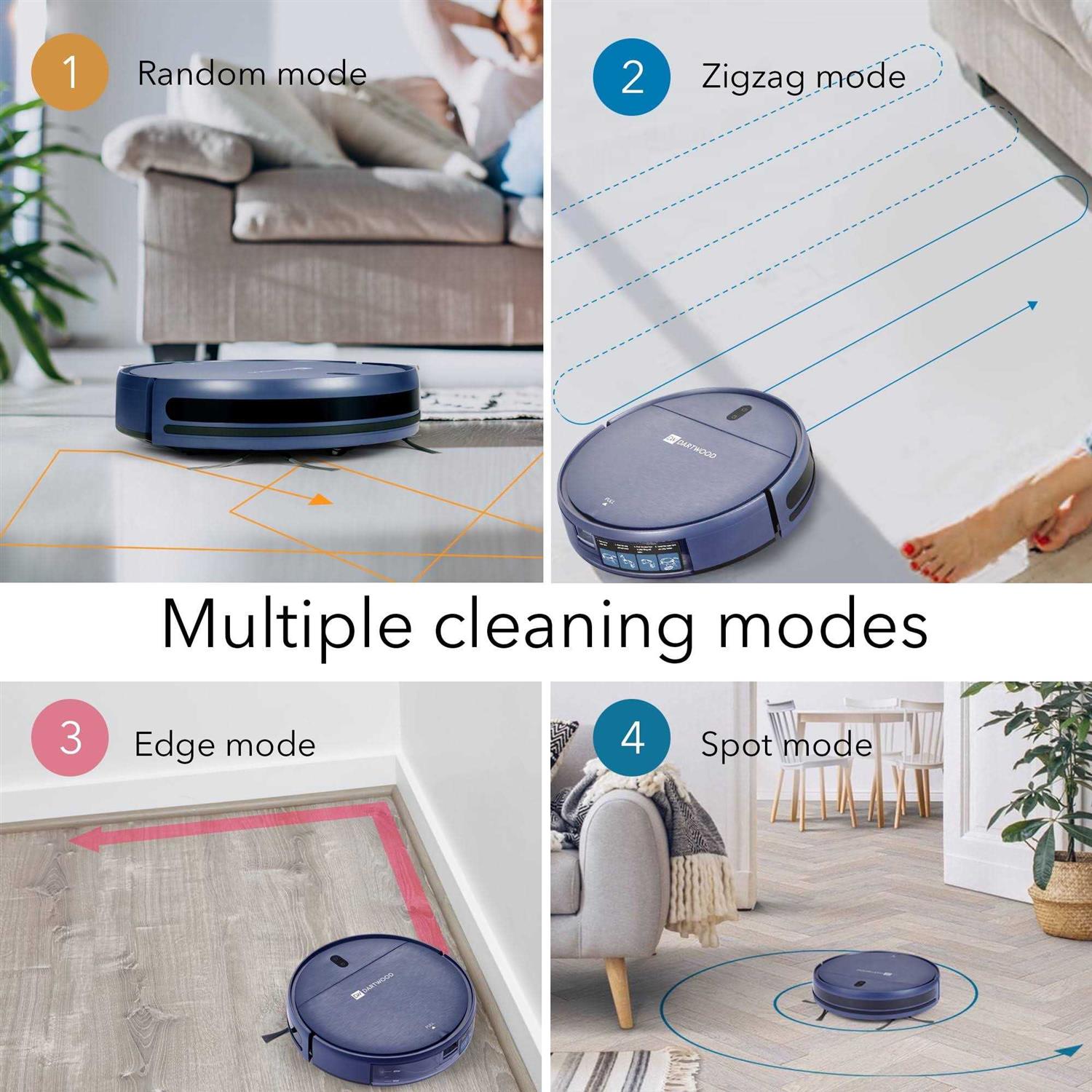 Dartwood Smart Robot Vacuum Cleaner Wi-Fi Robot Vacuum and Mop for Easy Cleaning - Image 4