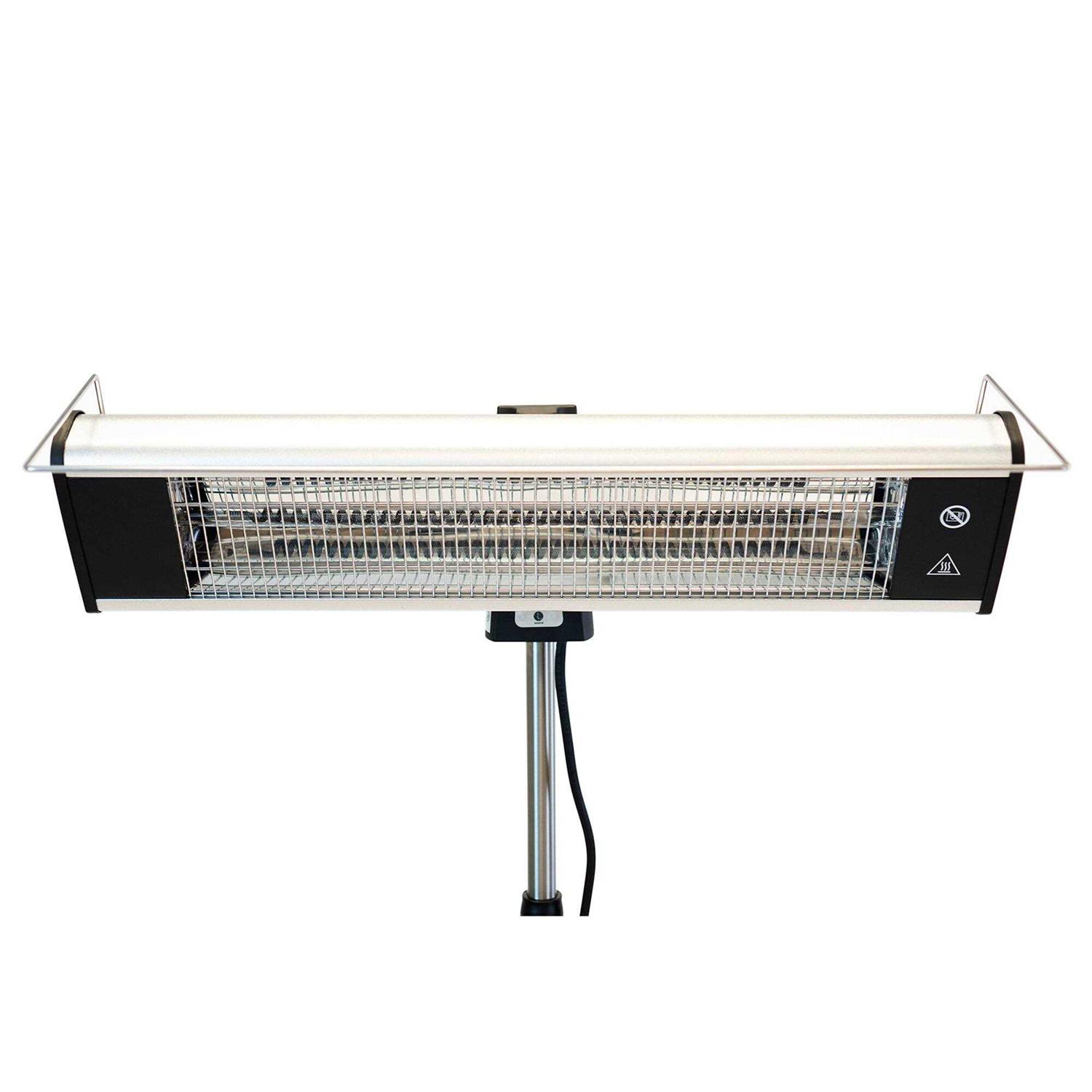 EdenBranch Adjustable Height Standing Patio Heater with Remote Control - Image 4