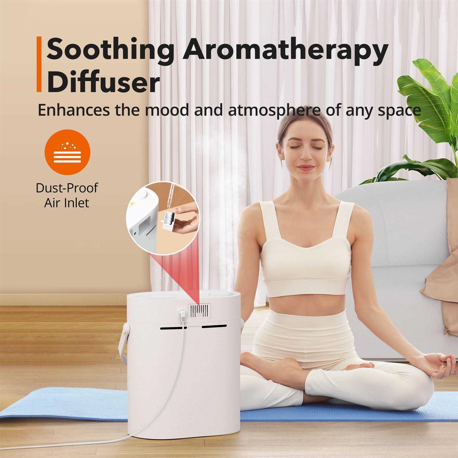 Taotronics 6L Cool Mist Humidifier Top Fill Humidifier with Touch Control - Image 4