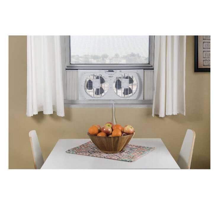 Comfort Zone Twin Window Fan - Image 4