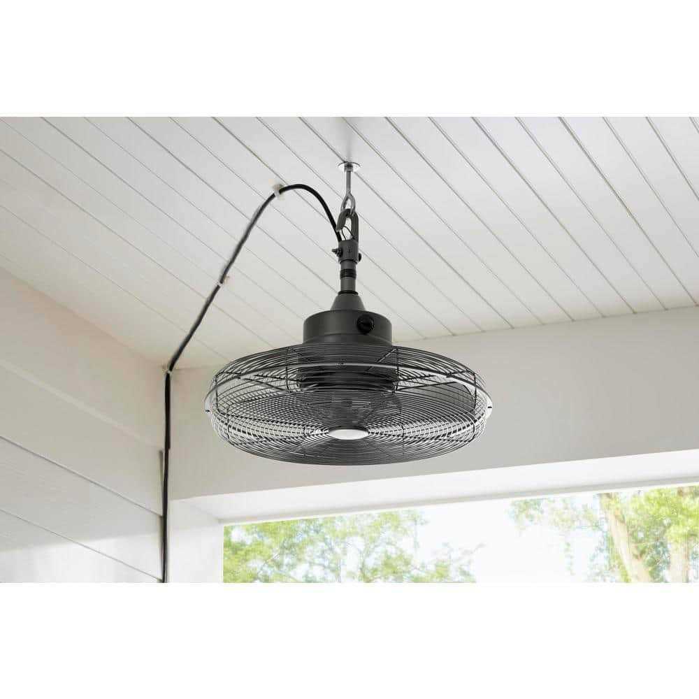 Home Decorators Collection Calthorpe 20 in. Portable Natural Iron Ceiling Fan - Image 3