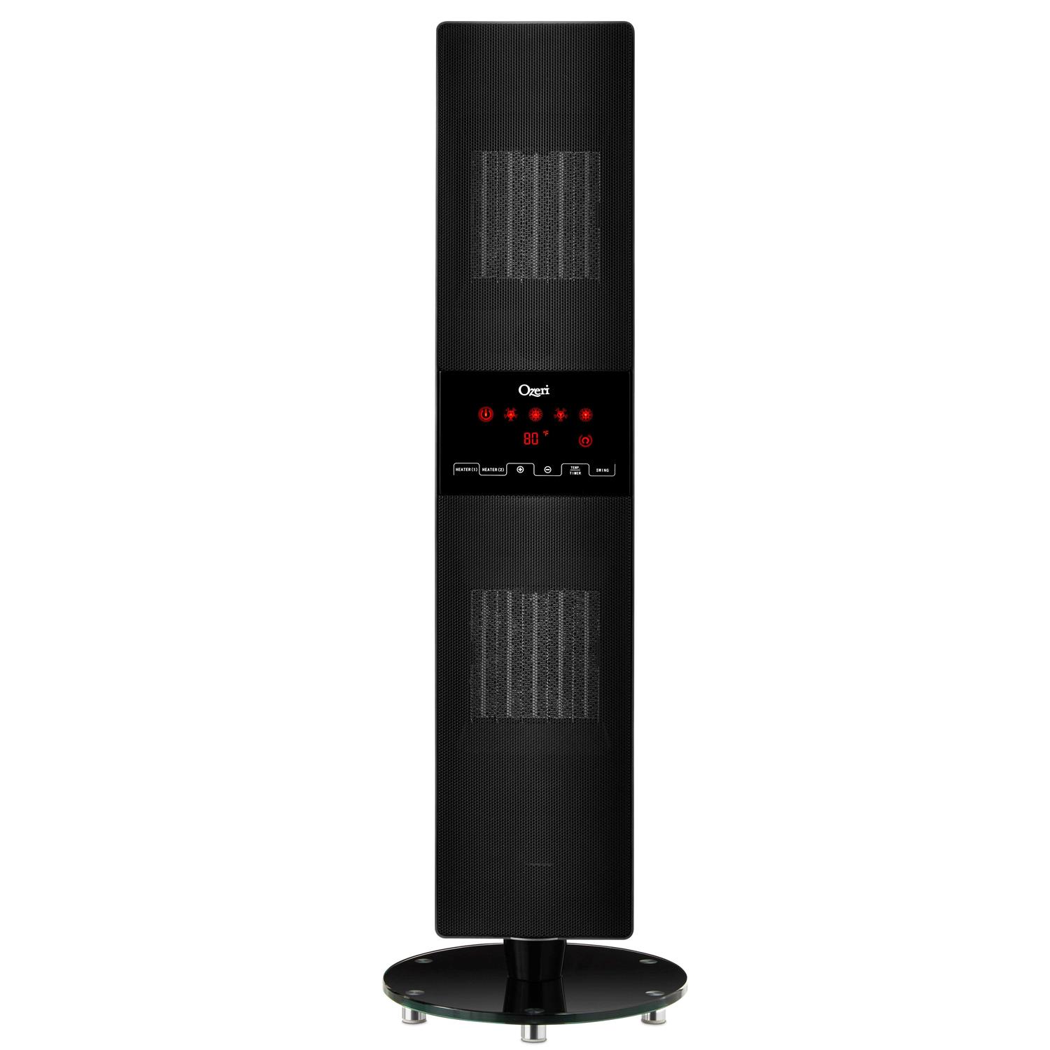 Ozeri OZH1 Dual Zone Oscillating Ceramic Heater with Adjustable Thermostat and Remote Control - Image 4