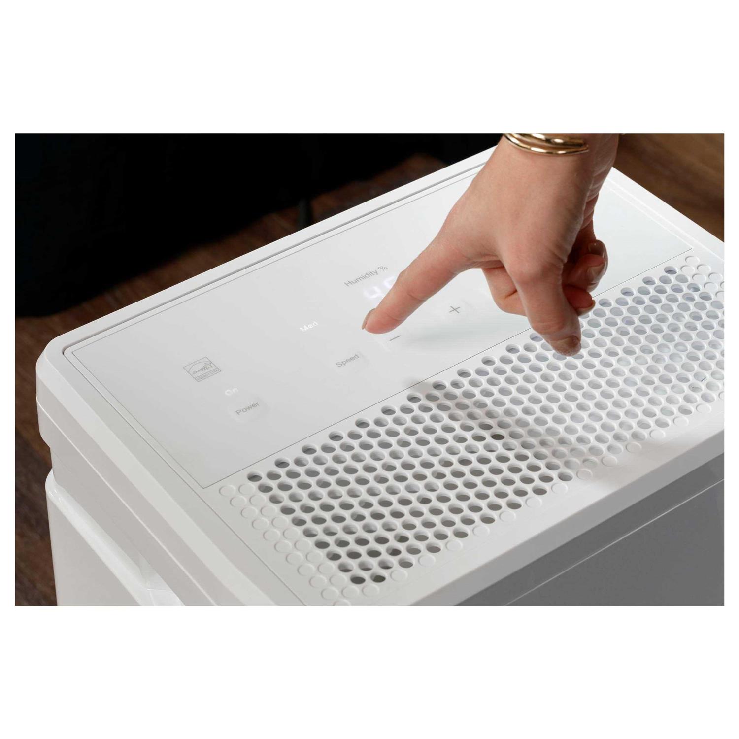 GE 35 Pint Energy Star Portable Dehumidifier with Smart Dry F ADHR35LB - Image 4