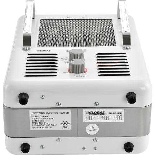 Global Industrial 246098 1500W Portable Electric Milkhouse Heater - Image 5