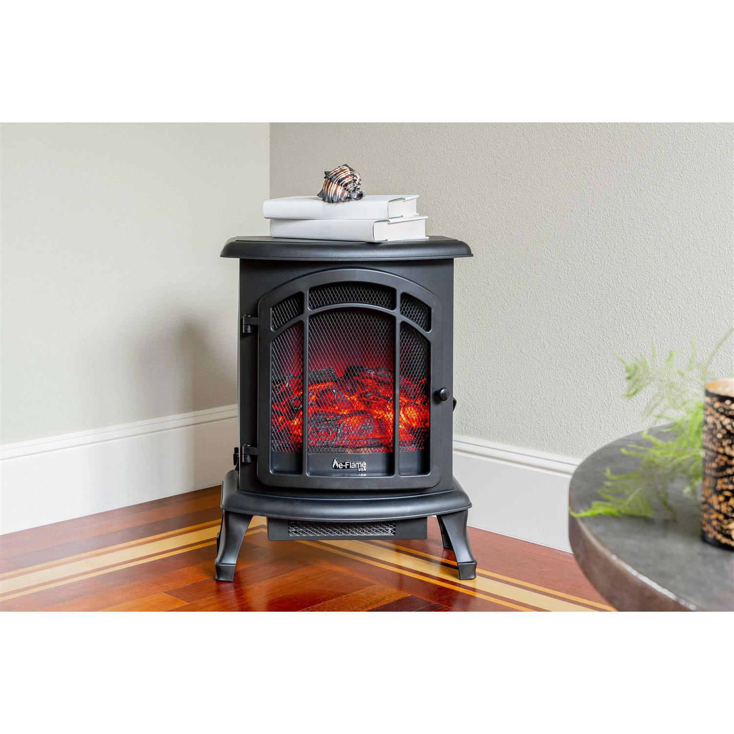 e-Flame USA Tahoe 24 inch LED Portable Electric Fireplace - Image 3