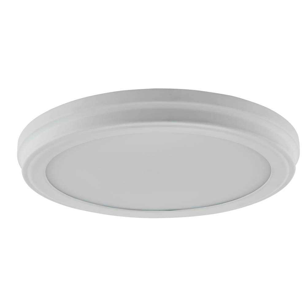 Broan-NuTone Roomside Series Decorative White 110 CFM Ceiling Humidity Sensing Bathroom Exhaust Fan with LED Panel - Image 3