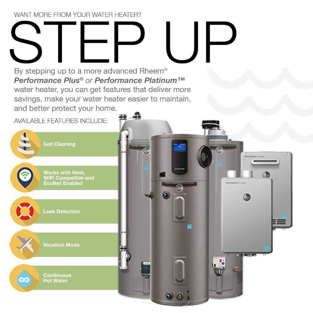 Rheem Performance Short 6 Year Electric Water Heater - Image 5