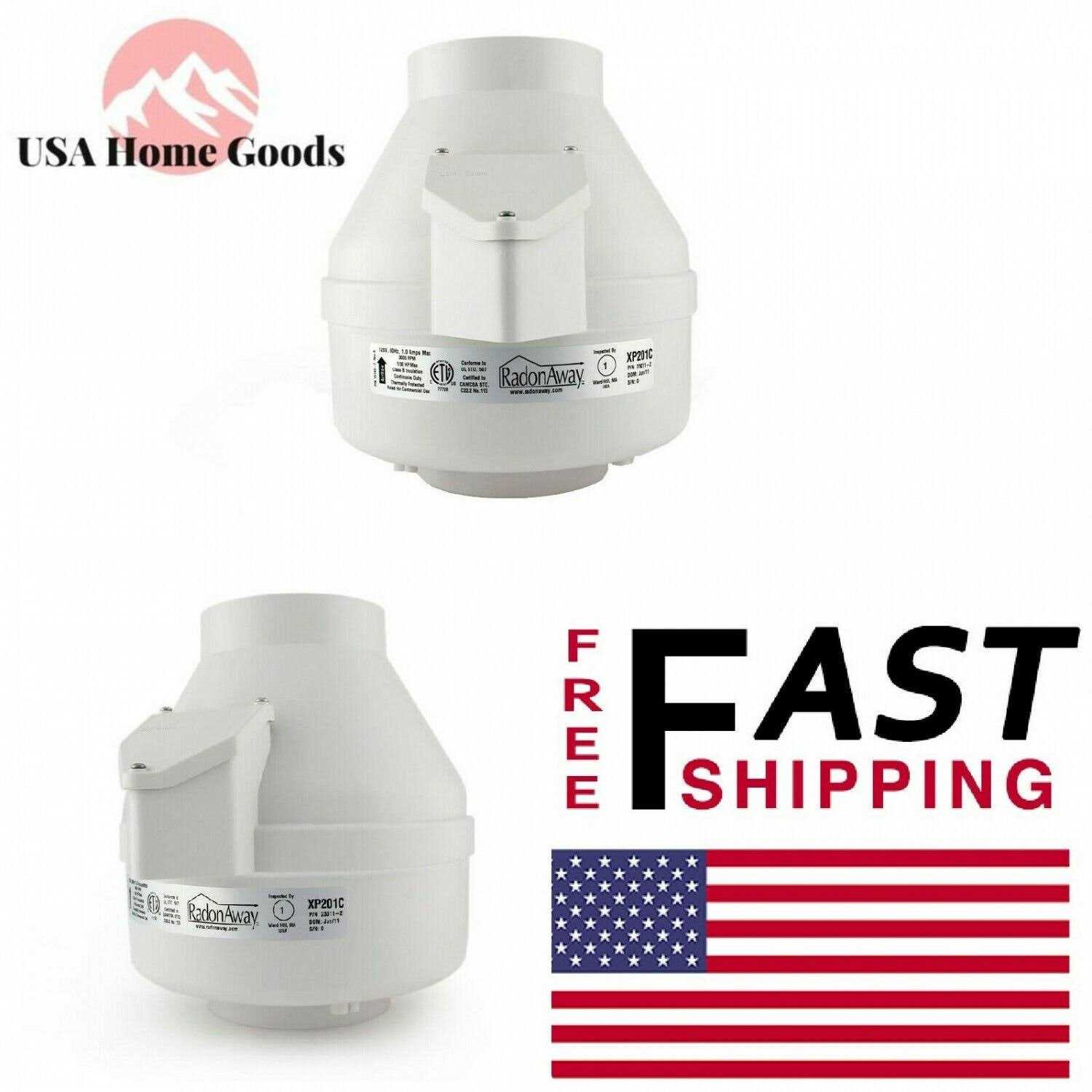 RadonAway XP201 Radon Mitigation Fan - Image 5