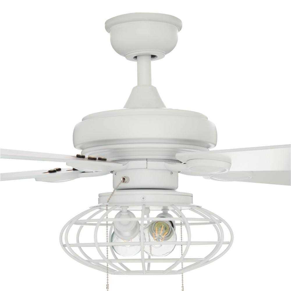 Home Decorators Collection Ellard 52 in. LED Matte Ceiling Fan with Light - Image 3