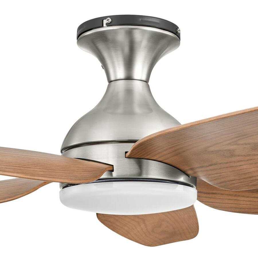 Hampton Bay AK363HB-BN Ceva 54 in Integrated CCT LED Indoor Outdoor Brushed Nickel Ceiling Fan with Light and Remote Control - Image 3