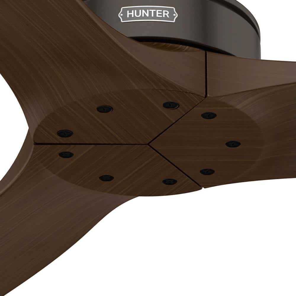 Hunter Woodfield 52 in. Indoor Noble Bronze Ceiling Fan with Wall Switch - Image 5