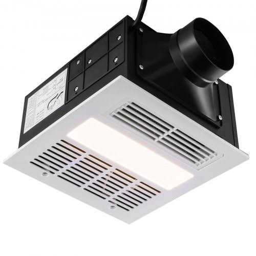 VEVOR Bathroom Exhaust Fan 1500W Heating 110 CFM High-Efficiency Ventilation - Image 3
