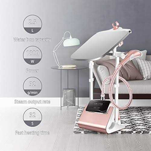 TC-JUNESUN Steamer for Clothes Standing 1500W Full Size Powerful Upright Clothes Steamer with Adjustable Ironing Board - Image 4
